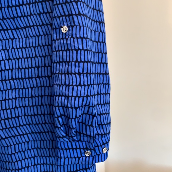 The limited blue and navy shirt dress - Picture 6 of 9